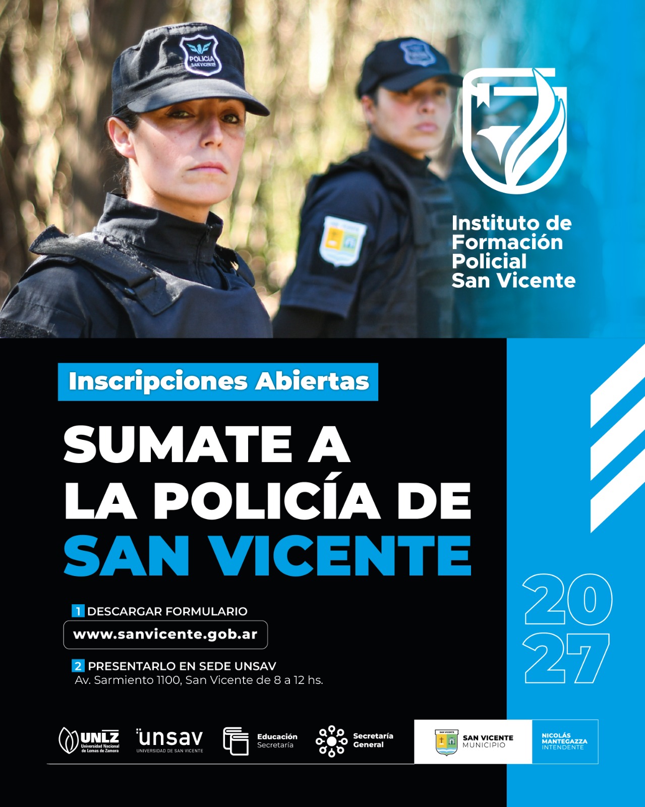 Sumate a la Polic&iacute;a de San Vicente
